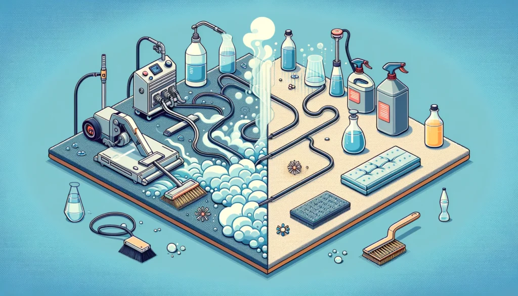 Comparative Analysis: Steam Cleaning vs. Traditional Dry Cleaning