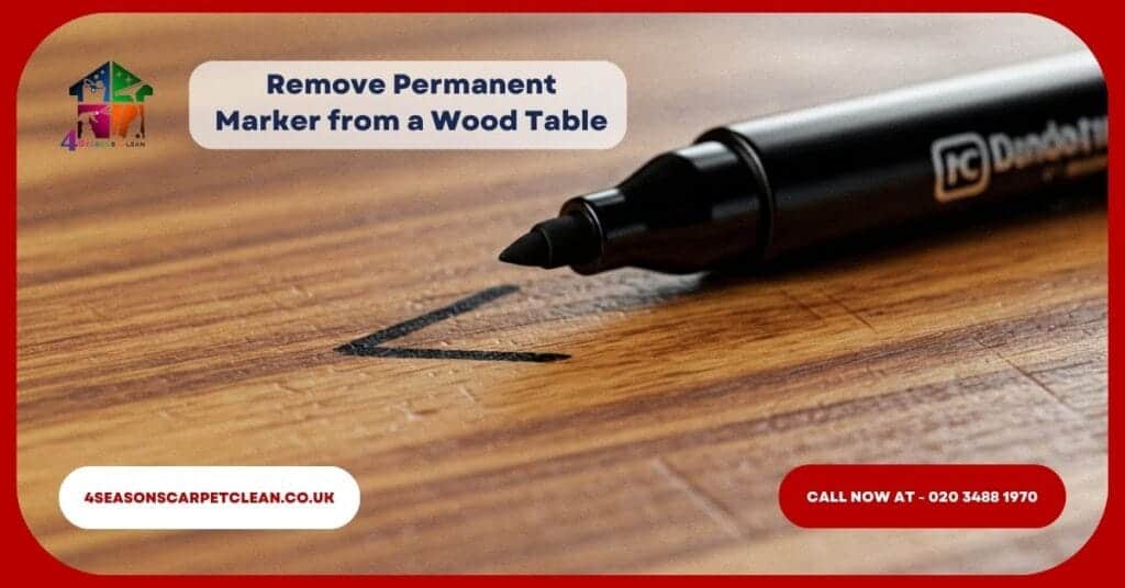 Remove Permanent Marker from a Wood