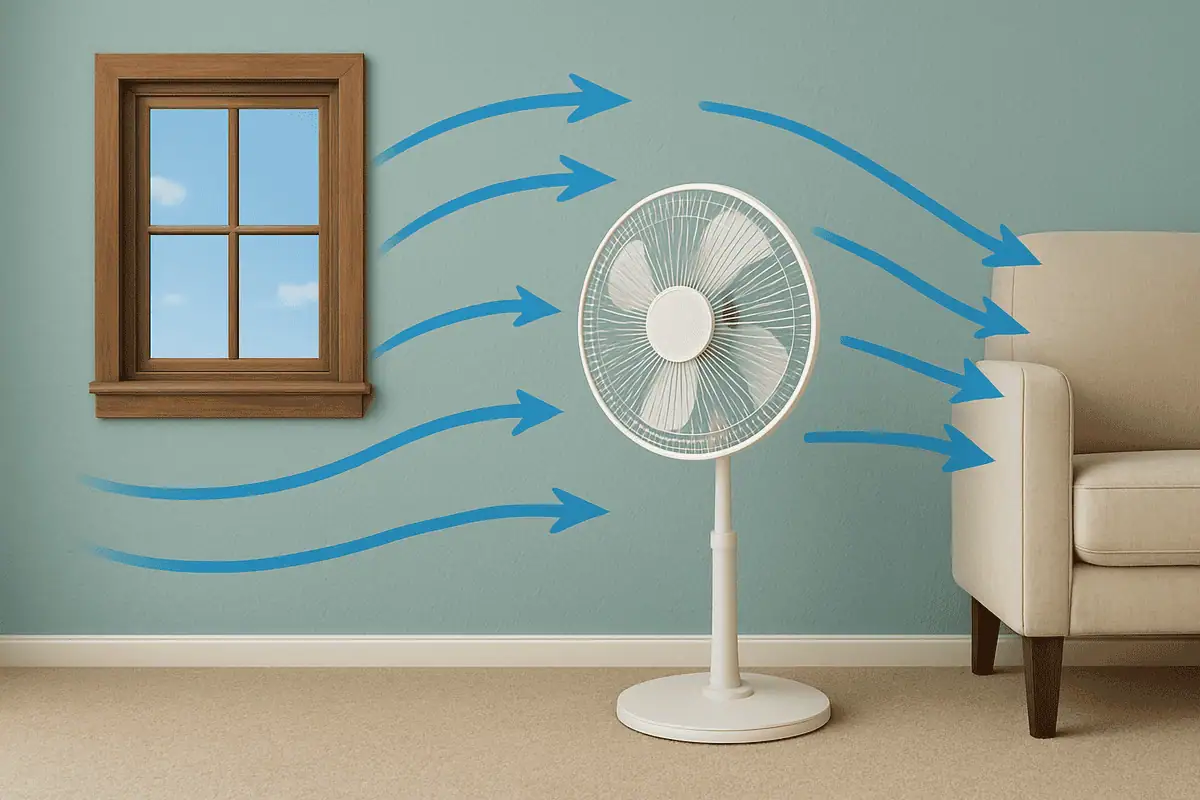 drying carpet using fan
