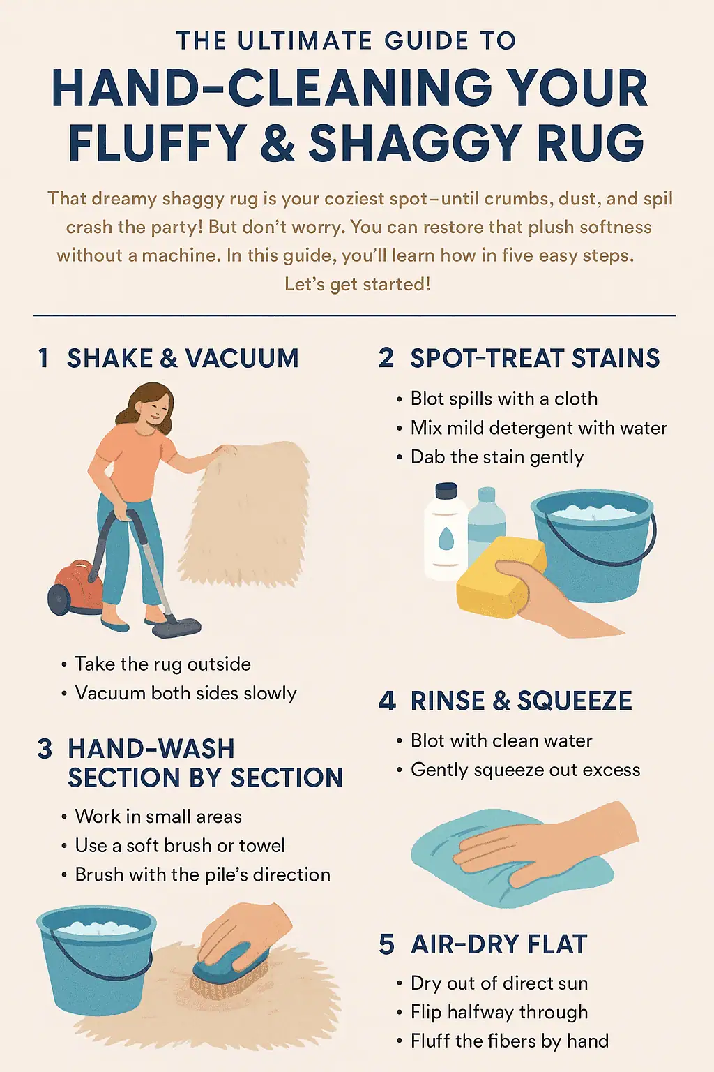 The Ultimate Guide to Hand‑Cleaning Your Fluffy & Shaggy Rug